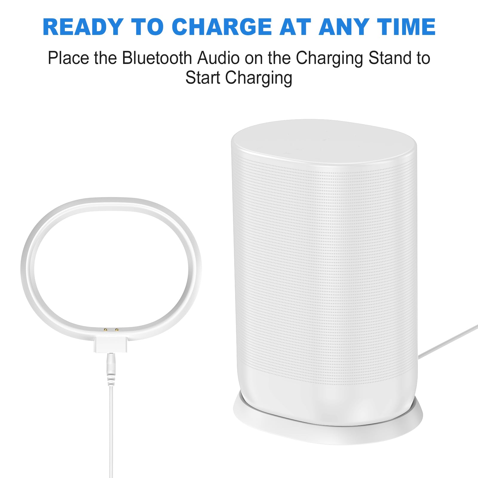 Soarking Charging Base For Sonos Move Gen 2Nd And 1St With 45W Adapter(White)